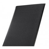 Crown Tuff-Spun 3/8" Pebble Surface Dry Area Anti-Fatigue Mat - 3' x 60', Black